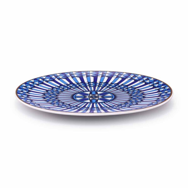 Baccarat Arcadia Blue Bread Plate