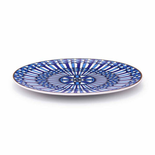 Baccarat Arcadia Blue Bread Plate