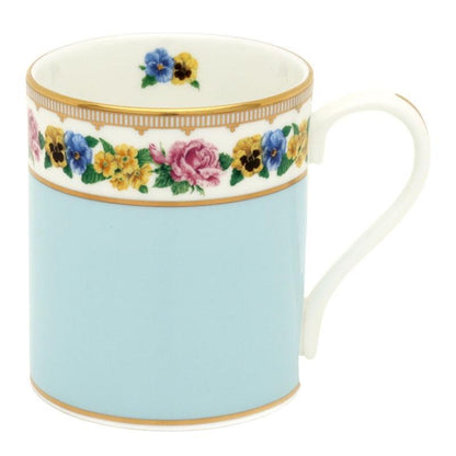 Halcyon Days Blue Mug Shell Garden