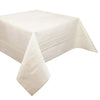 Garnier Thiebaut Beauregard Ivoire Tablecloth 75"x122", 100% Cotton