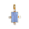 Dina Mackney Designs Pendant -  Blue Lace Agate Topaz Enhancer