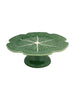 Vista Alegre Bordallo Pinheiro Cabbage Cake Stand - Green