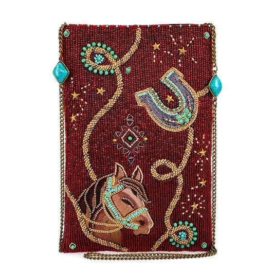 Mary Frances Western Mini Crossbody Handbag
