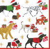 CaspariChristmas Delivery-White Napkin Luncheon