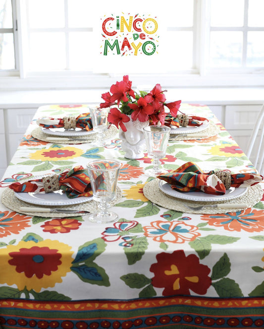 Flower Power Tablecloth