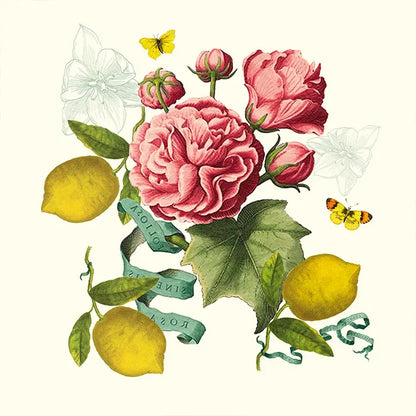 Garnier Thiebaut Citrons De Menton Romance Napkin, Cotton-Linen Blend