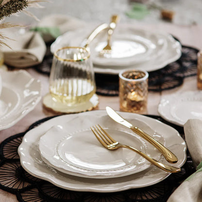 Vietri Giorno White - Dinner Plate