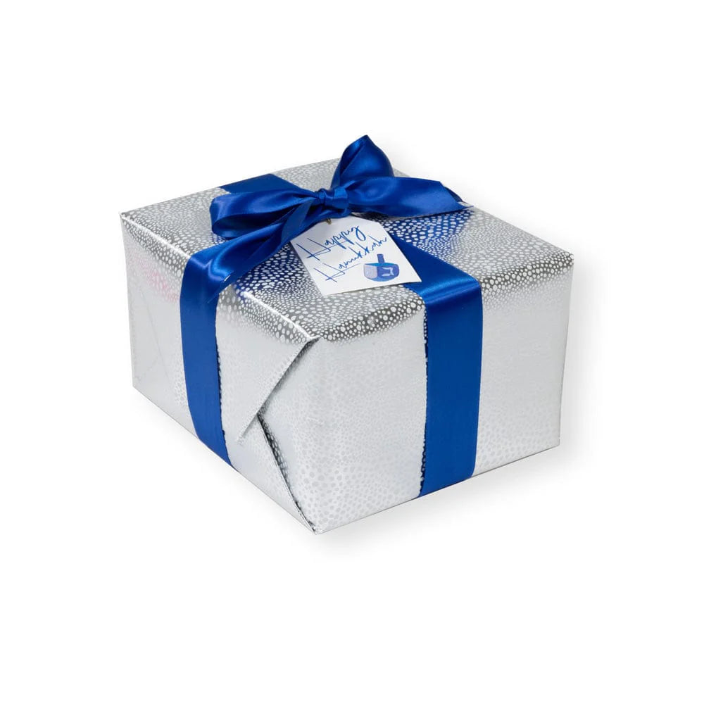 Caspari Hanging Gift Tags: Happy Hanukkah Classic Foil