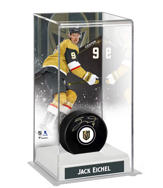 Jack Eichel Vegas Golden Knights Autographed Hockey Puck