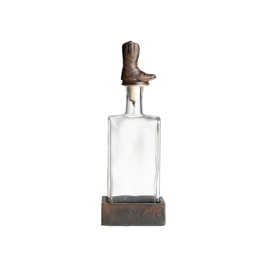 Jan Barboglio Wayne Cowboy Boot Decanter