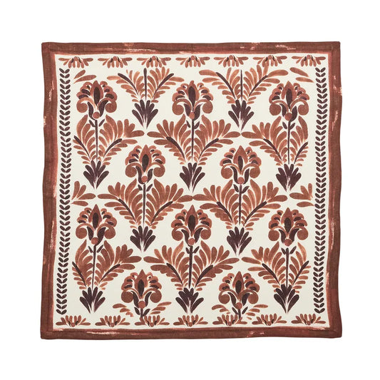 Kim Seybert Napkin: Botanica in Ivory & Brown