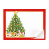 Caspari Self-Adhesive Labels: Oh Christmas Tree - 12 Per Package