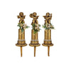 Mark Roberts 2024 Stocking Holder: Jeweled Cherubs, Set of 3