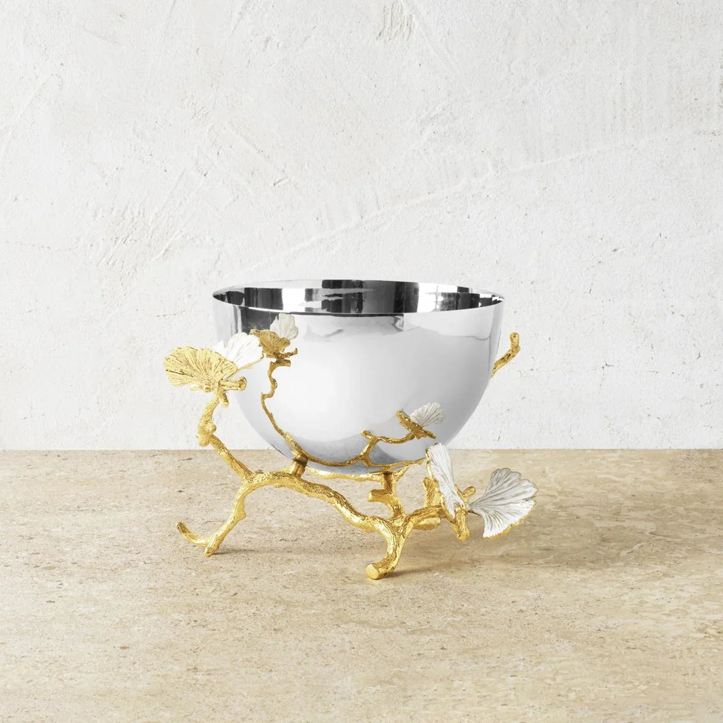 マイケル・アラム　オリーブブランチ　コンパートメントディッシュ Olive Branch Condiment Container with Spoon – Michael Aram
