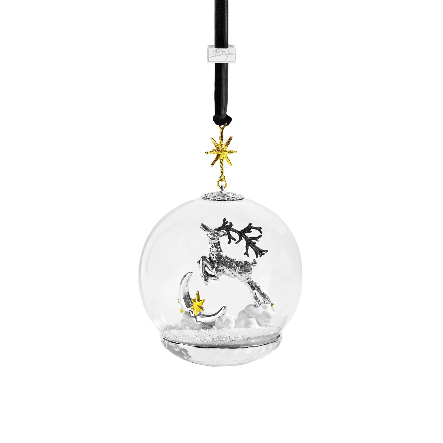 Michael Aram Reindeer Snow Globe Ornament