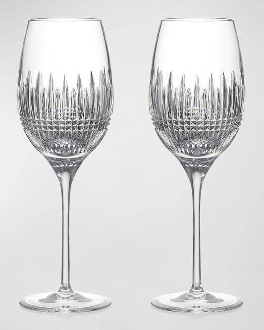 Waterford Lismore Diamond Essence White Wine Glasses, Set of 2