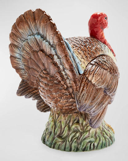 Spode Woodland Turkey - Gravy Boat and Ladle