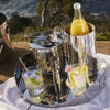 Christofle Wine Cooler Oh de Christofle Stainless Steel Wine Bucket