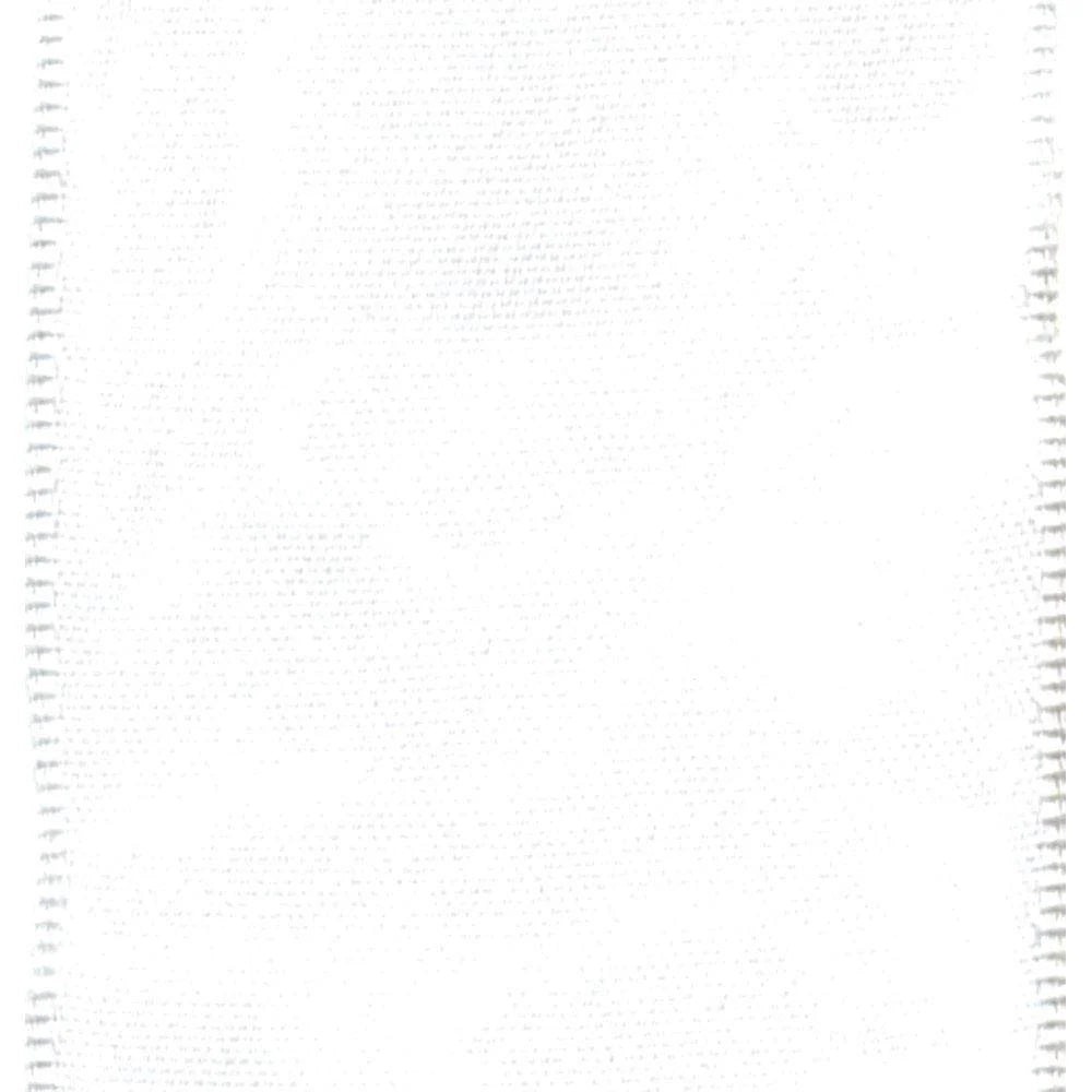 Caspari Ribbon: Satin Wired Roll in White