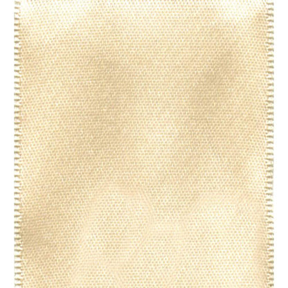 Caspari Ribbon: Satin Wired Roll in Ivory