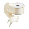 Caspari Ribbon: Satin Wired Roll in Ivory