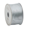 Caspari Ribbon: Sheer Wired Roll in Silver