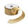 Caspari Ribbon: Metallic Wired Roll in Gold