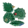 Vista Alegre Bordallo Pinheiro Countryside Leaves Oak Tree Leaf w/Bee