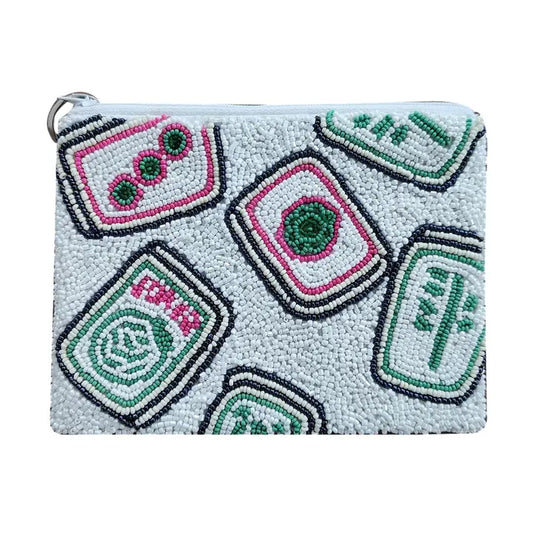 Tiana Designs Mahjong Cards Coin Purse