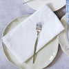 Vietri Set of 4 White Damask Napkins