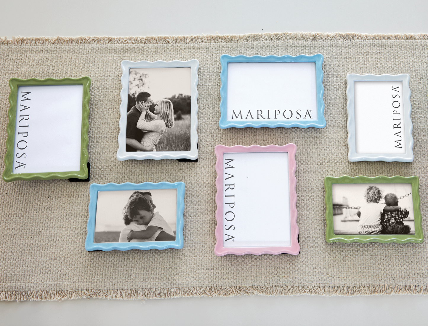 Mariposa Frame - Wavy Aqua 4x6