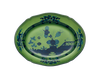 Ginori 1735 Oriente Italiano Oval Platter 13.5" - Malachite (Green)