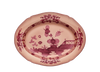 Ginori 1735 Oriente Italiano Oval Platter 13.5" - Vermiglio (Red)