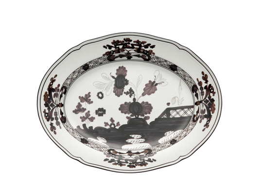 Ginori 1735 Oriente Italiano Oval Platter 13.5" - Albus (White)