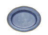 Ginori 1735 Oriente Italiano Oval Platter 13.5" with Gold Trim - Pervinca (Periwinkle)