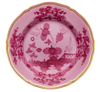 Ginori 1735 Oriente Italiano Bread Plate with Gold Trim - Porpora (Mauve)