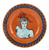 Ginori 1735 Il Viaggio Di Nettuno Dessert/Salad Plates - Set of 2 - Rock Orange