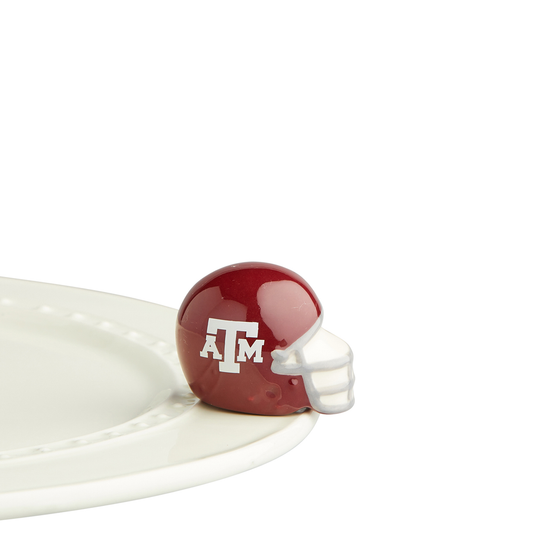 Nora Fleming Mini Collegiate Helmet: Texas A&M University