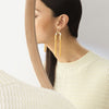 Lalique Earrings - 1927 Earrings - Clear/Gold