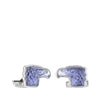 Lalique Cufflinks - Sapphire Eagle