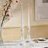 Waterford Lismore Diamond Candlestick 10in, Pair