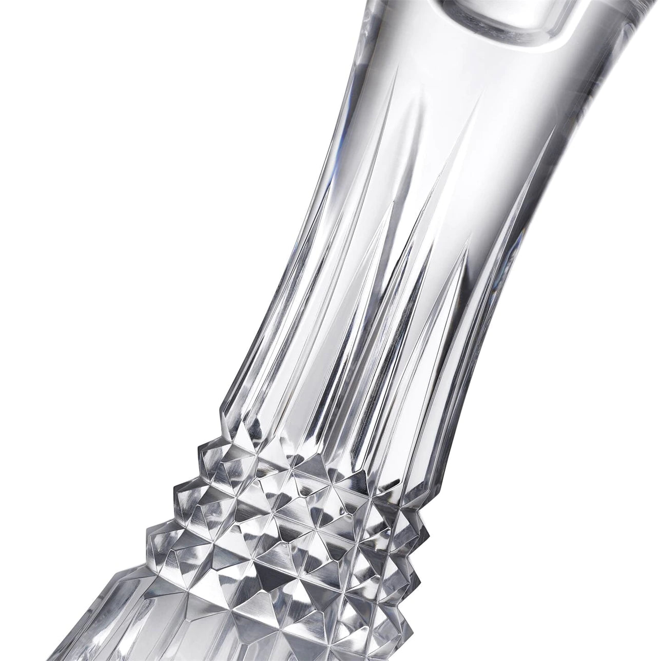 Waterford Lismore Diamond Candlestick 7in, Pair