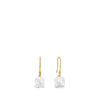 Lalique Earrings - Muguet Wire - Clear/Gold