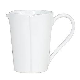 Vietri Lastra White - Pitcher