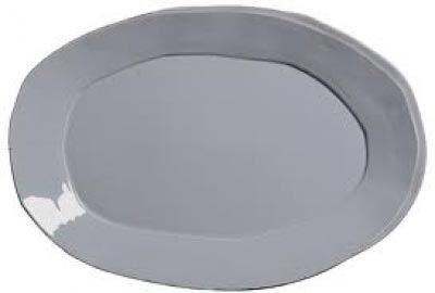 Vietri Lastra Gray - Platter Oval