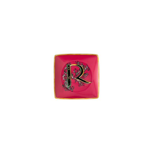 Versace Alphabet Square Plate "R"