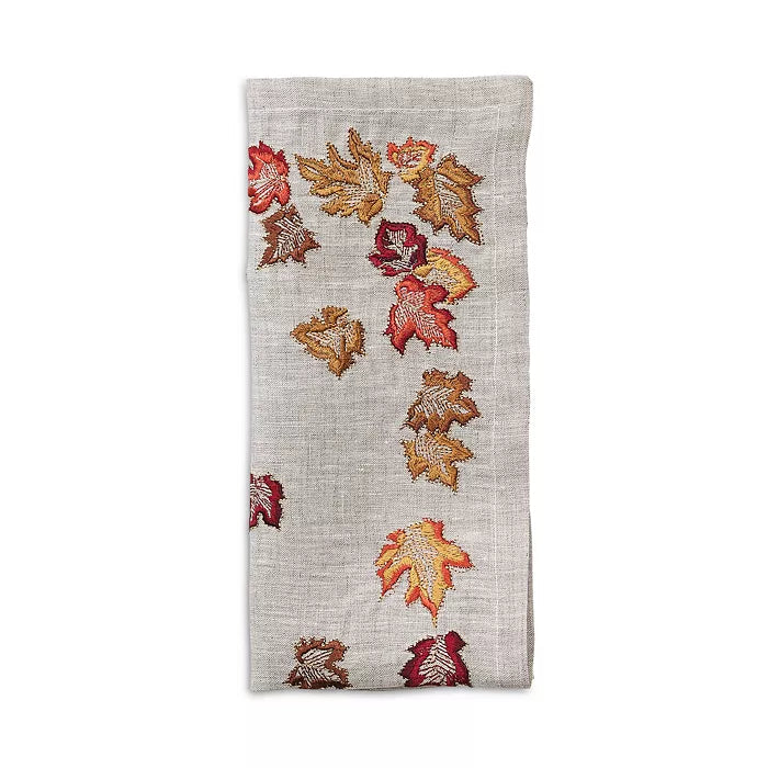 Kim Seybert Napkins: Autumn in Natural & Multi, Set of 4