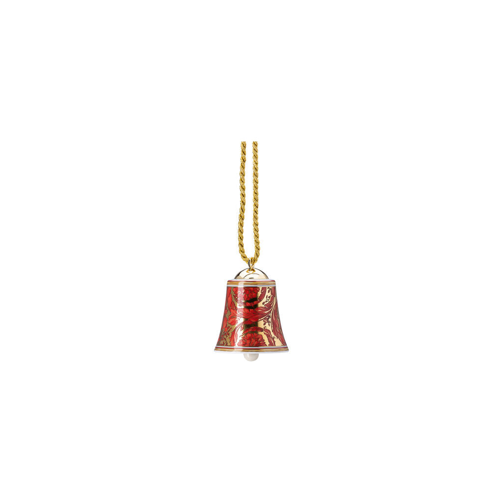 Versace Medusa Garland Red Bell Ornament
