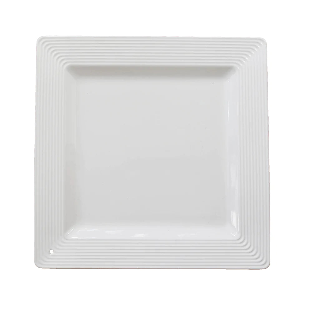 Nora Fleming Stoneware: Pinstripes Square Platter