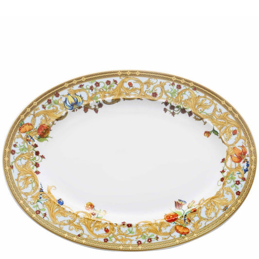 Versace Butterfly Garden 16" Oval Platter
